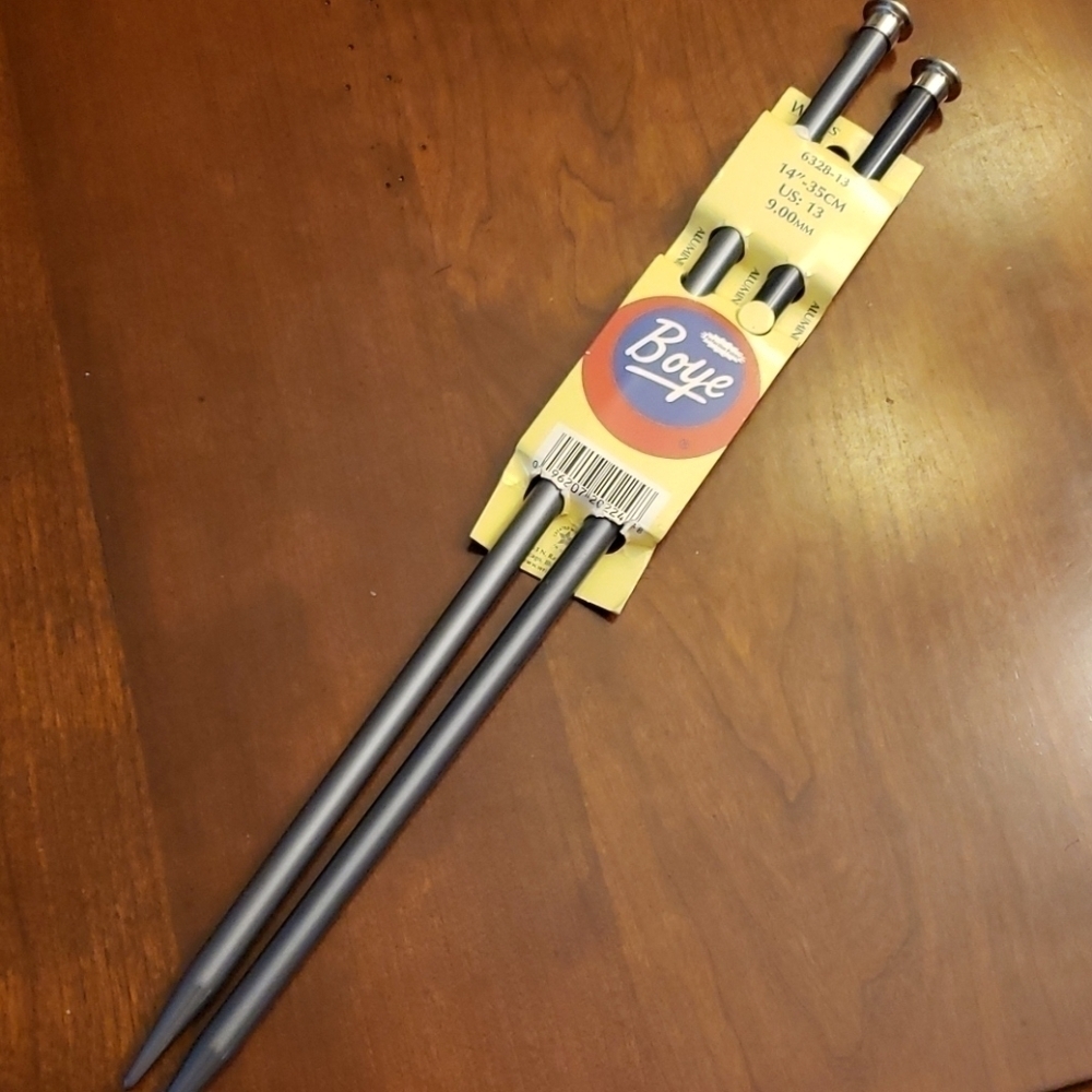 Boye Knitting Needles Aluminum Original Pkg US 13 - Picture 6 of 6